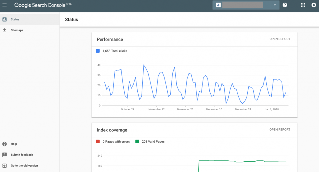 Google search console